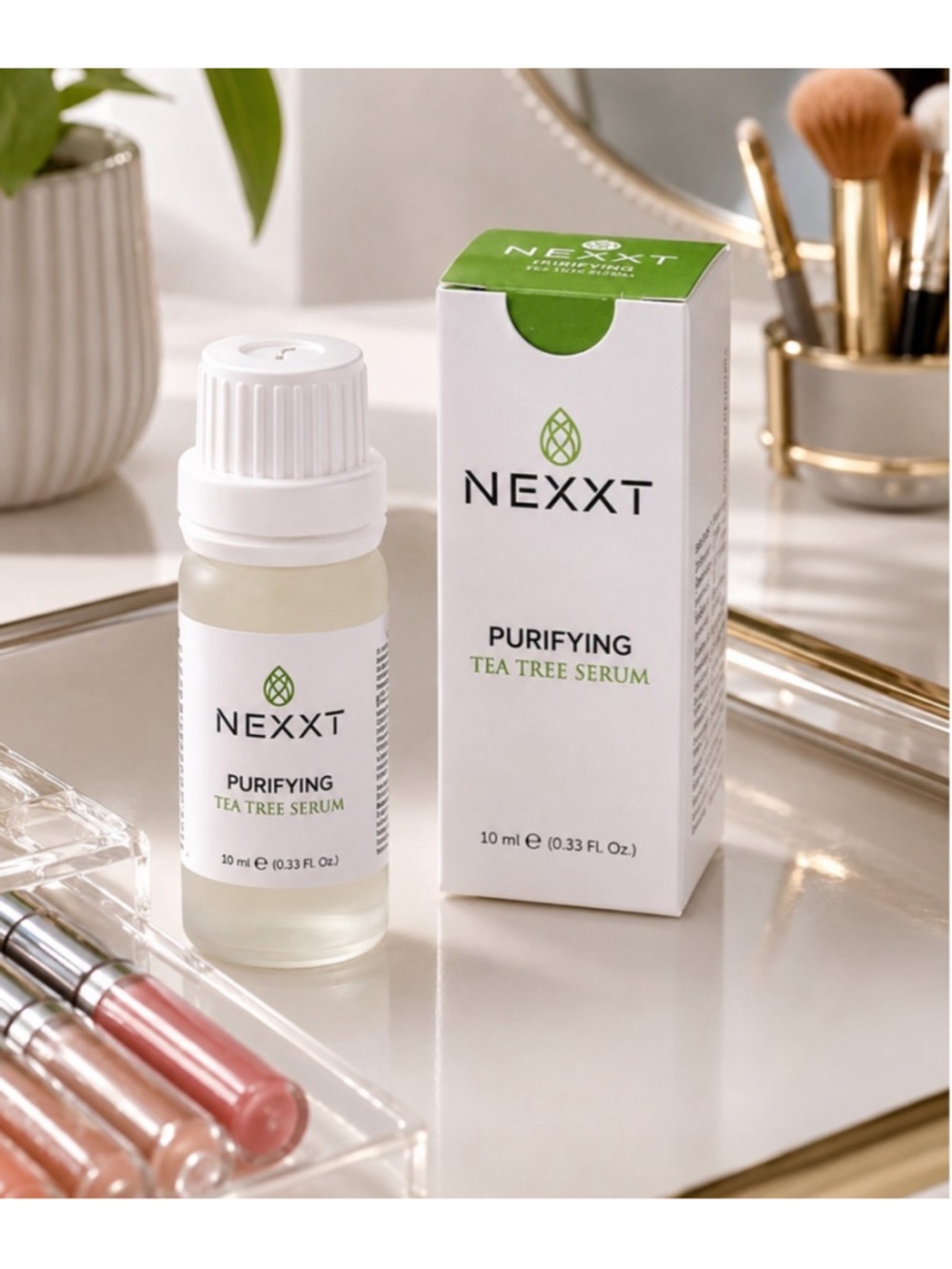 NEXXT Purifying Tea Tree Serum 10ml NIB Acne Care Oil Control Skincare